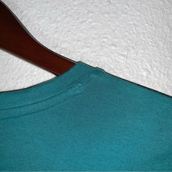 Great Northwest green Long-sleeve Cotton T-shirt Sz L stretch loungewear cozy - Picture 10 of 12